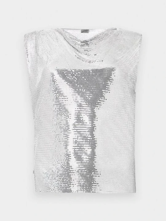 Zdjęcie produktu Top Paco Rabanne srebrny