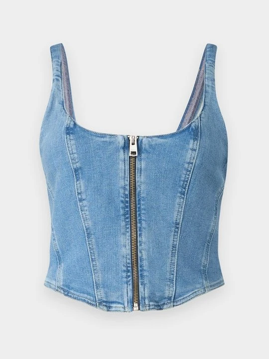 Zdjęcie produktu Top Replay jasnoniebieski denim