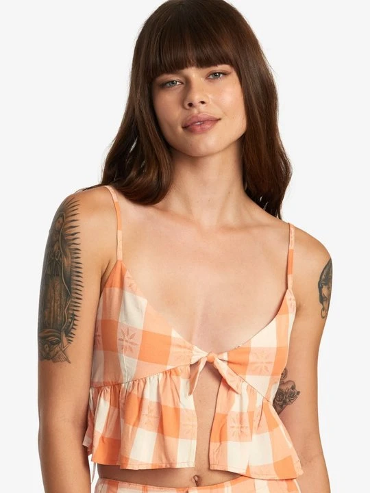 Zdjęcie produktu Top RVCA pomarańczowy melanż