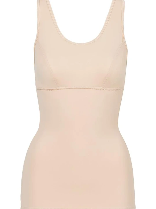Zdjęcie produktu Top silnie modelujący sylwetkę BonPrix beżowy