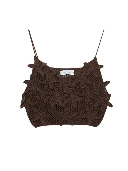 Zdjęcie produktu Top Stradivarius ciemnobrązowy
