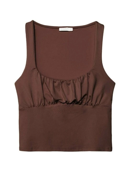 Zdjęcie produktu Top Stradivarius ciemnobrązowy