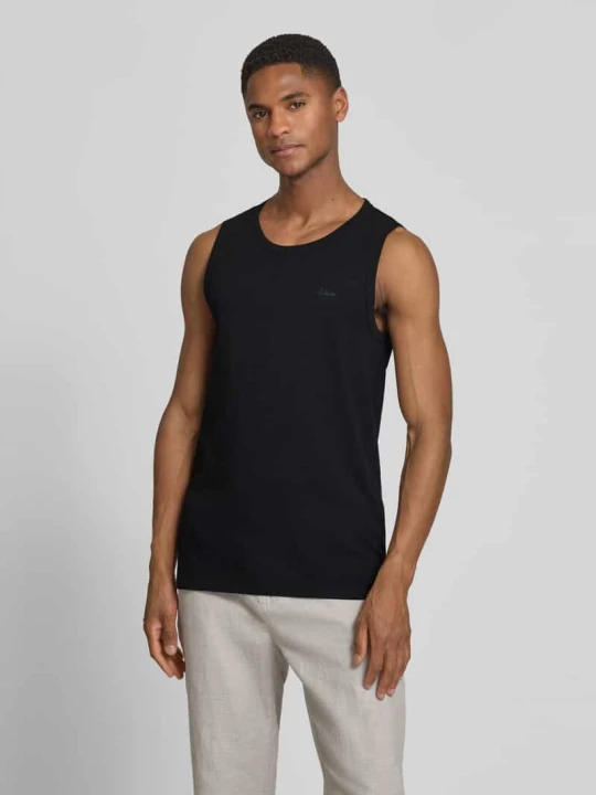 Zdjęcie produktu Top tank o kroju regular fit z czystej bawełny s.Oliver Czarny