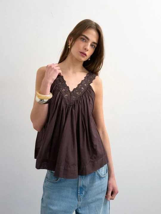 Zdjęcie produktu Top Topshop brązowy