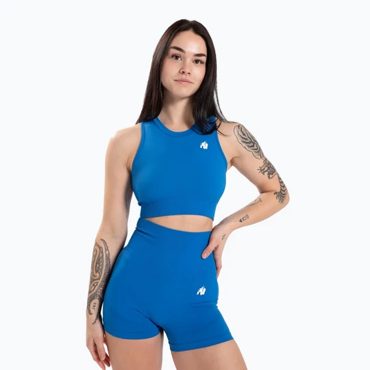 Zdjęcie produktu Top treningowy damski Gorilla Wear Olivia Crop blue