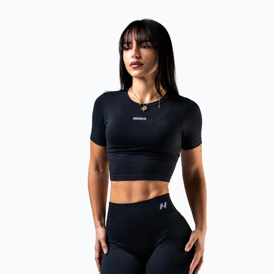 Zdjęcie produktu Top treningowy damski NEBBIA Power black