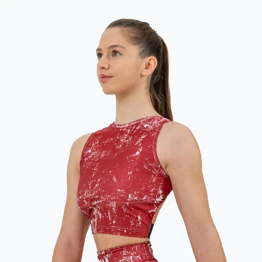 Zdjęcie produktu Top treningowy damski NEBBIARough Girl Crop red