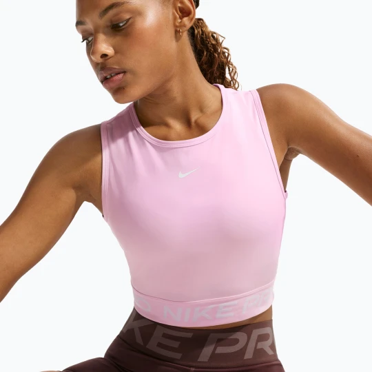 Zdjęcie produktu Top treningowy damski Nike Pro Dri-Fit pink foam / white