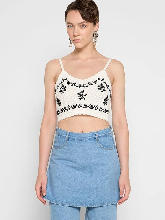 Zdjęcie produktu Top TWINSET mleczny