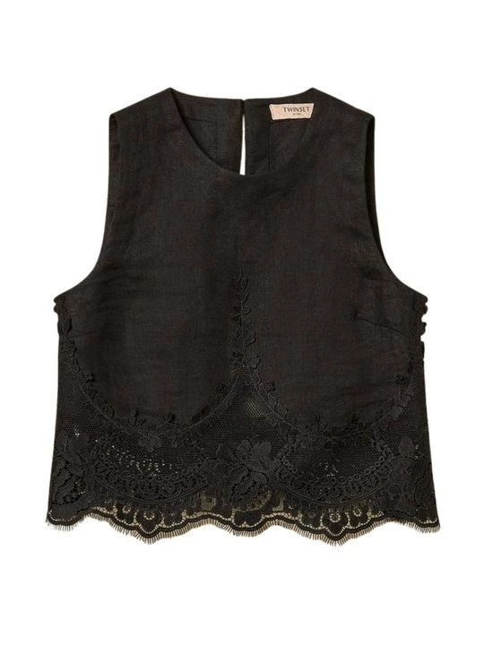Zdjęcie produktu Top TWINSET antracytowy melanż