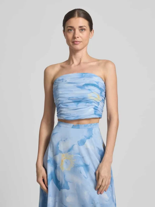 Zdjęcie produktu Top typu bandeau z marszczeniami Jake*s Błękitno-niebieski