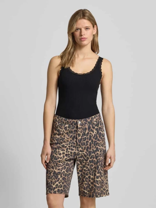 Zdjęcie produktu Top typu tank o kroju slim fit z mieszanki bawełny model 'SARA' Only Czarny