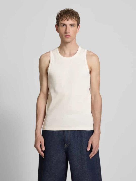 Zdjęcie produktu Top typu tank o kroju slim fit z mieszanki bawełny Marc O'Polo Biały