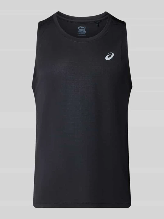 Zdjęcie produktu Top typu tank z nadrukiem logo krój regular fit model 'Core' Asics Czarny