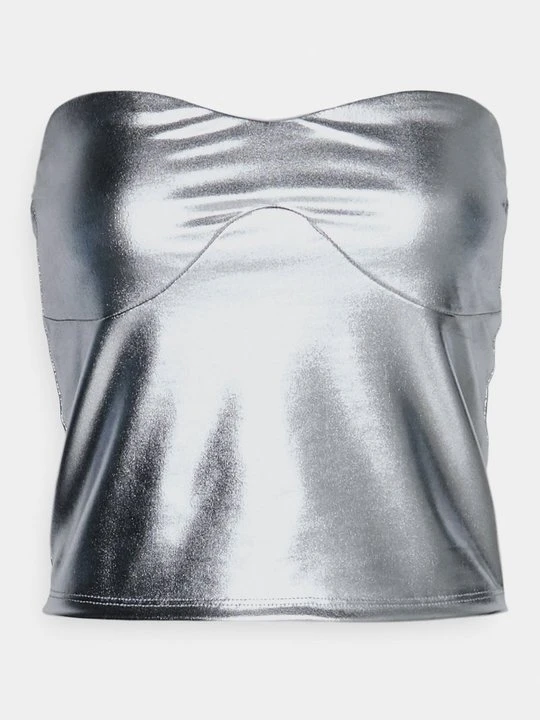 Zdjęcie produktu Top Vero Moda srebrny