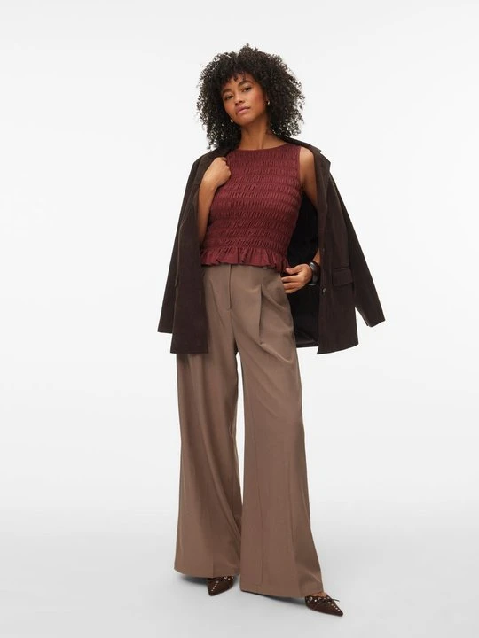 Zdjęcie produktu Top Vero Moda bordowy