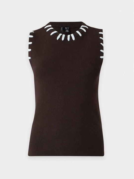 Zdjęcie produktu Top Vero Moda ciemnobrązowy