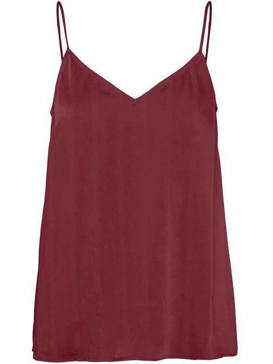 Zdjęcie produktu Top Vero Moda ciemnoczerwony melanż