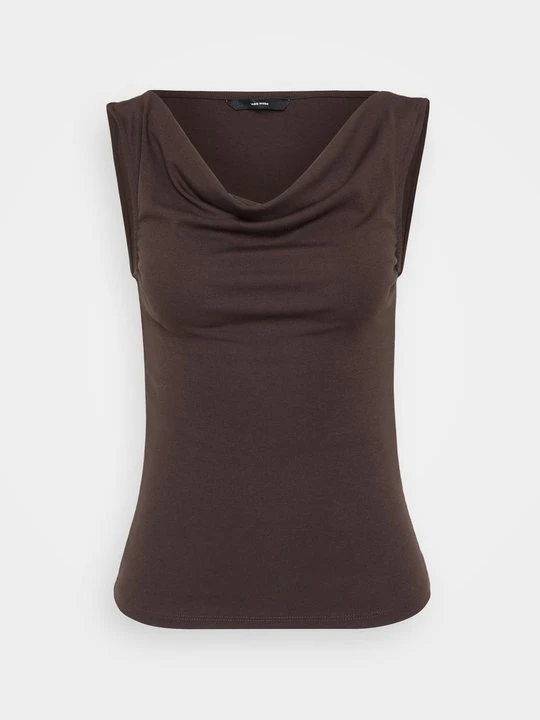 Zdjęcie produktu Top Vero Moda ciemnobrązowy