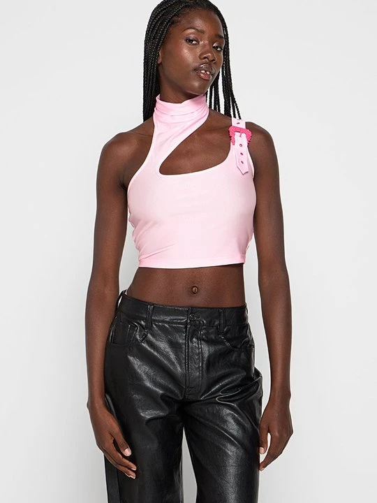 Zdjęcie produktu Top Versace Jeans Couture jasnoróżowy