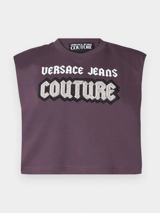 Zdjęcie produktu Top Versace Jeans Couture fioletowy