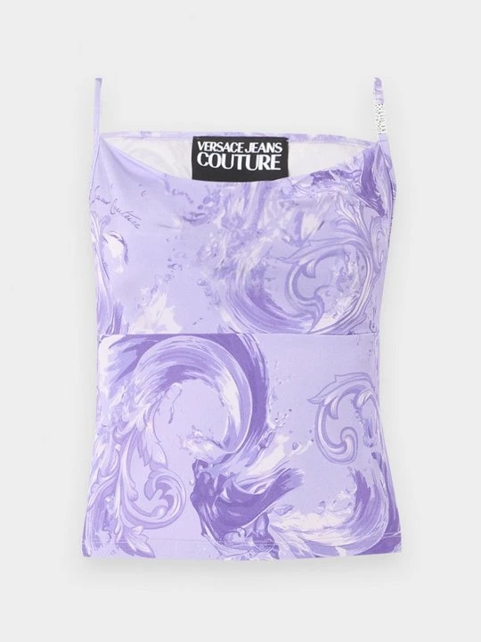 Zdjęcie produktu Top Versace Jeans Couture liliowy
