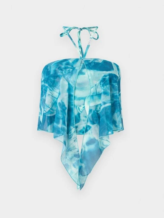 Zdjęcie produktu Top Versace Jeans Couture niebieski