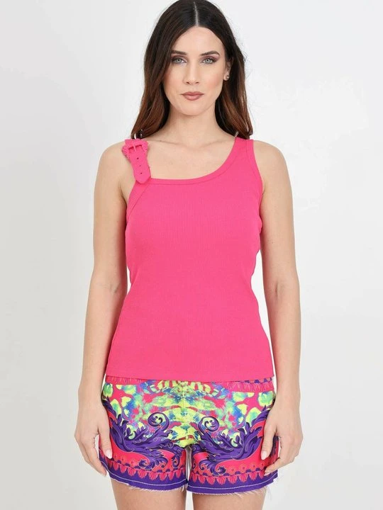 Zdjęcie produktu Top Versace Jeans Couture różowy neon