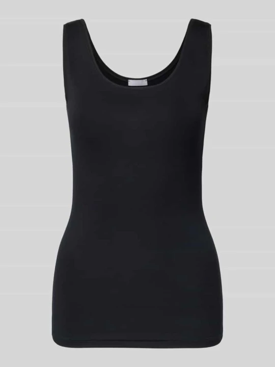 Zdjęcie produktu Top w kroju slim fit z okrągłym dekoltem Hanro Czarny