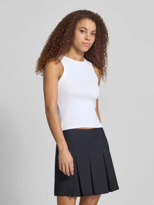 Zdjęcie produktu Top w prążki model 'MARY' Topshop Biały