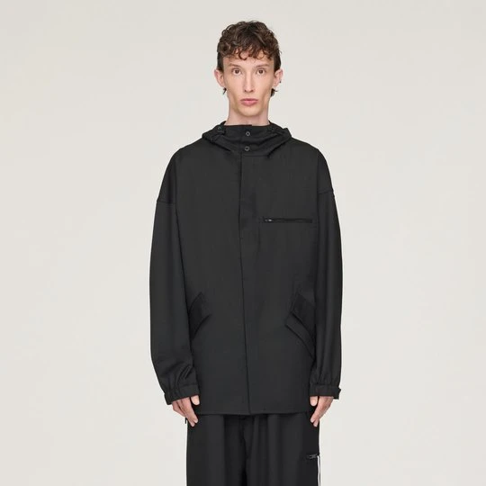 Zdjęcie produktu Top Y-3 z kapturem Refined Wool 3-Stripes Adidas czarny