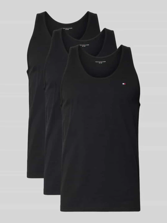 Zdjęcie produktu Top z czystej Bawełna w Zestaw 3 szt. Tommy Hilfiger Czarny