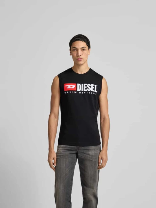 Zdjęcie produktu Top z Detal z logo Diesel Czarny