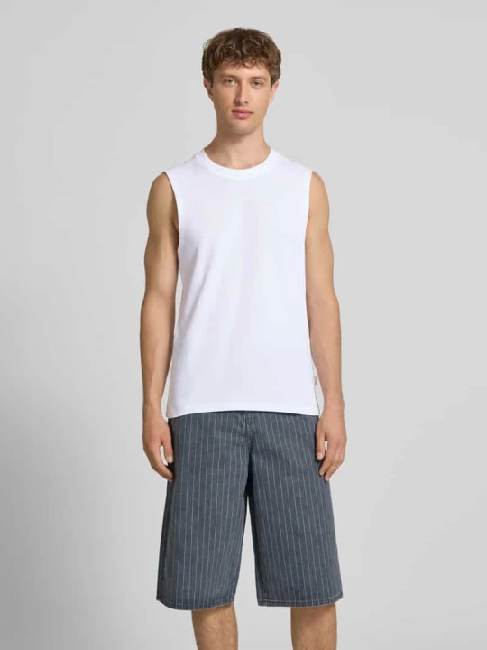 Zdjęcie produktu Top z fakturowanym wzorem i okrągłym dekoltem Jack&Jones Biały