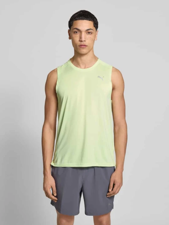 Zdjęcie produktu Top z logo i okrągłym dekoltem Puma Neonowy zielony