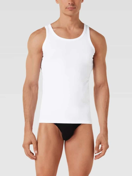 Zdjęcie produktu Top z logo w zestawie 2 szt. model ‘Modern’ Boss Biały
