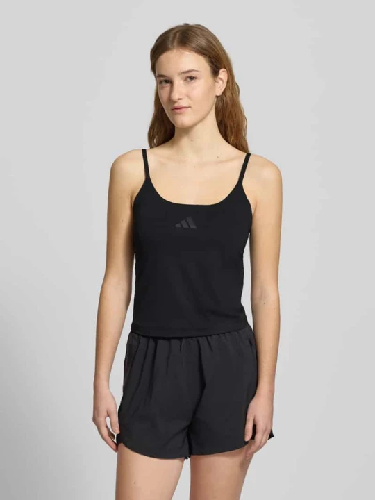 Zdjęcie produktu Top z nadrukiem z logo Adidas Antracytowy