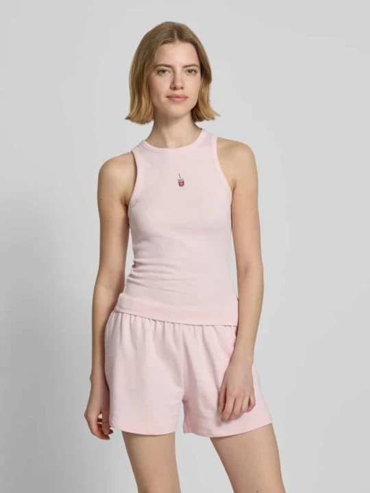Zdjęcie produktu Top z okrągłym dekoltem REVIEW Różowawy