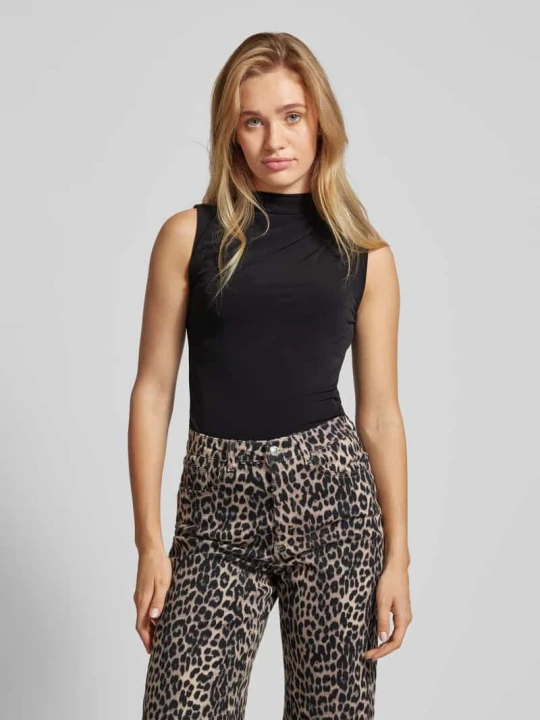 Zdjęcie produktu Koszula bez rękawów o kroju shaped fit model 'MADISON' Pieces Czarny