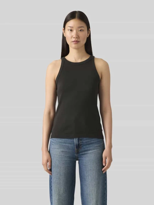 Zdjęcie produktu Topy o kroju slim fit z czystej bawełny Levi's Czarny