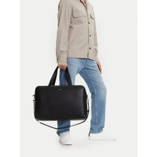 Zdjęcie produktu Torba Calvin Klein Ck Premium Leather Weekender K50K512931 Czarny