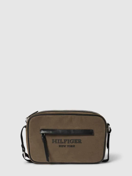 Zdjęcie produktu Torba camera bag z wyhaftowanym logo model ‘PREP CLASSIC’ Tommy Hilfiger Oliwkowy