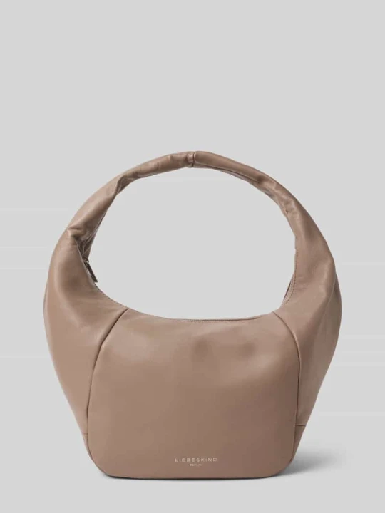 Zdjęcie produktu Hobo Bag z detalem z logo Model „FARRAH” Liebeskind Beżowy