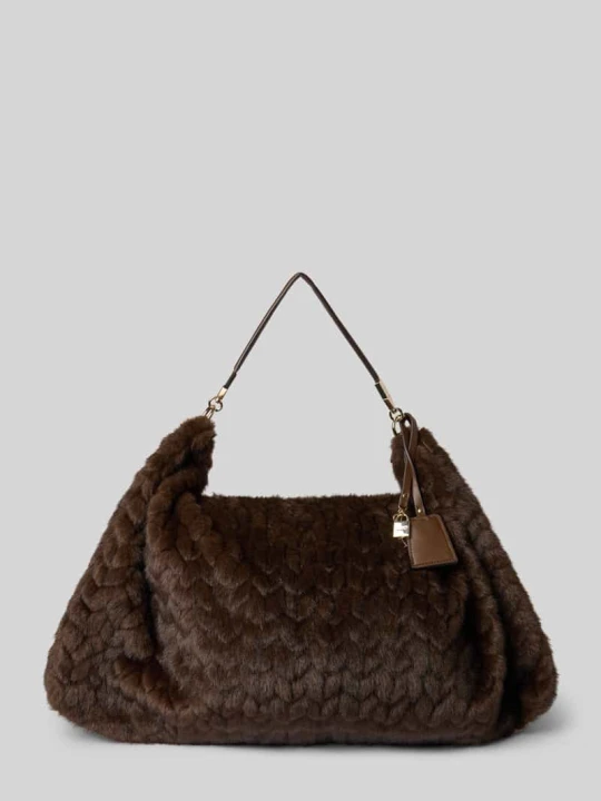 Zdjęcie produktu Torba hobo ze sztucznego futra Liu Jo Ciemnobrązowy