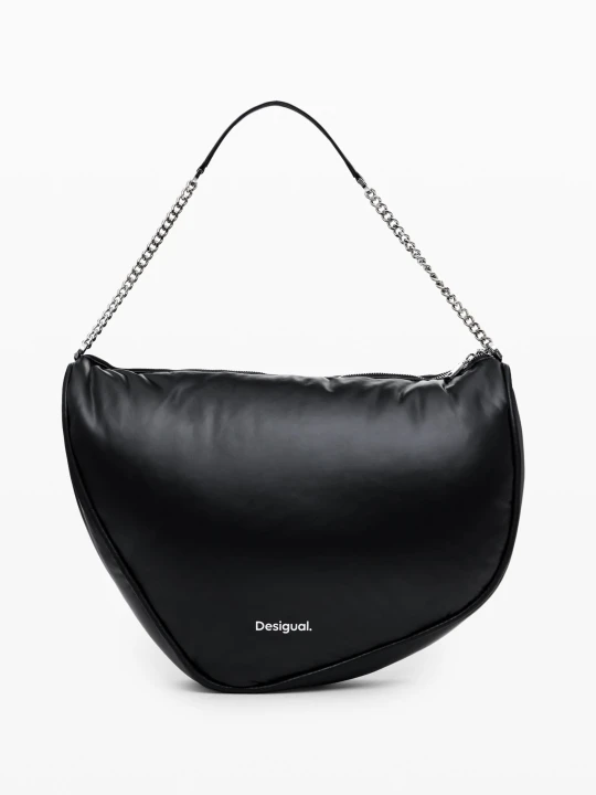 Zdjęcie produktu Torba materiałowa serce Desigual czarny