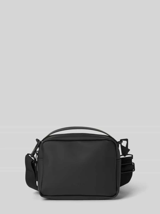 Zdjęcie produktu Torba typu crossbody z wytłaczane logo model 'Box' Rains Czarny