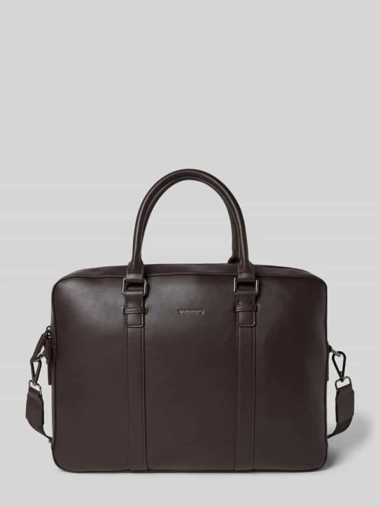 Zdjęcie produktu Torba na laptop w materiale skóropodobnym Model 'Horizon' VALENTINO BAGS Ciemnobrązowy