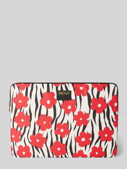 Zdjęcie produktu torba na laptop z naszywką z logo model 'Wildflower' WOUF Czerwony