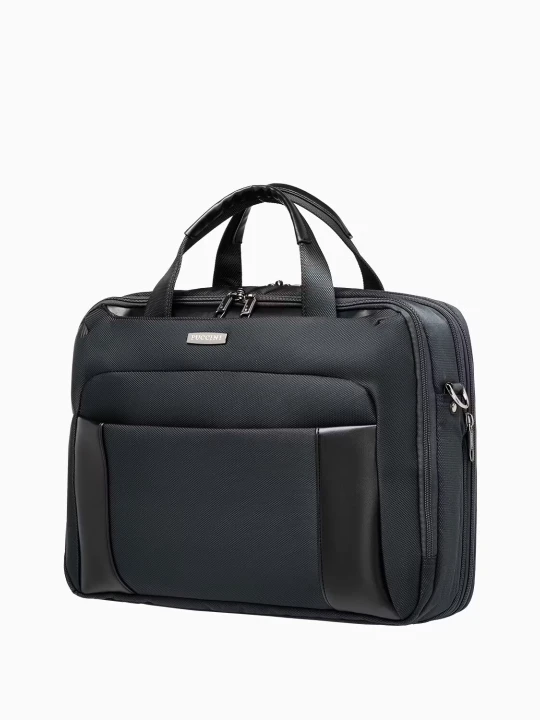 Zdjęcie produktu Torba na laptopa 15 cali z poszerzeniem czarna Puccini