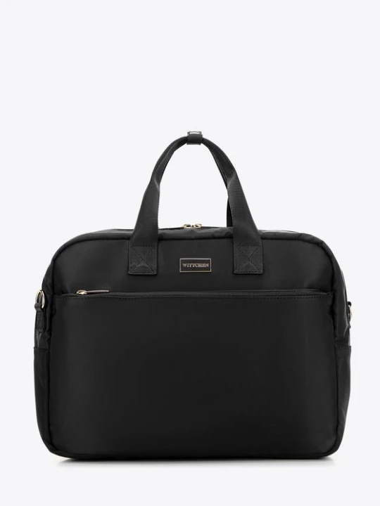 Zdjęcie produktu Torba na laptopa 15’’ z nylonu czarna Wittchen
